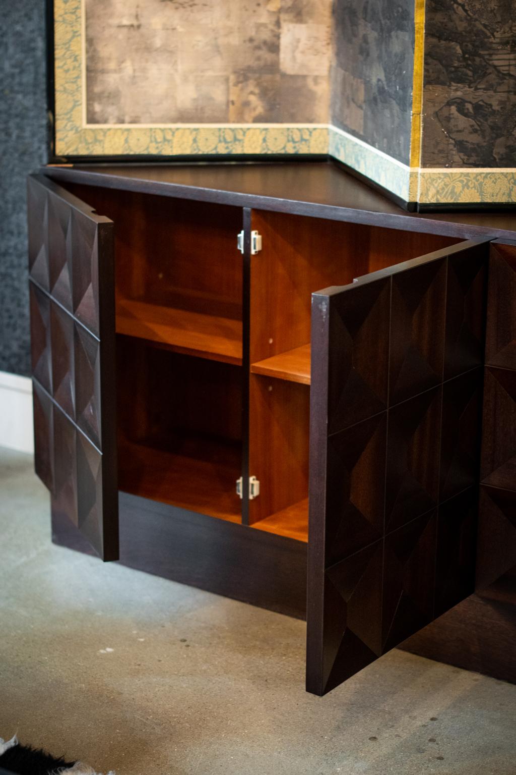 Wood De Coene Brutalist Sideboard, Belgium, 1960s
