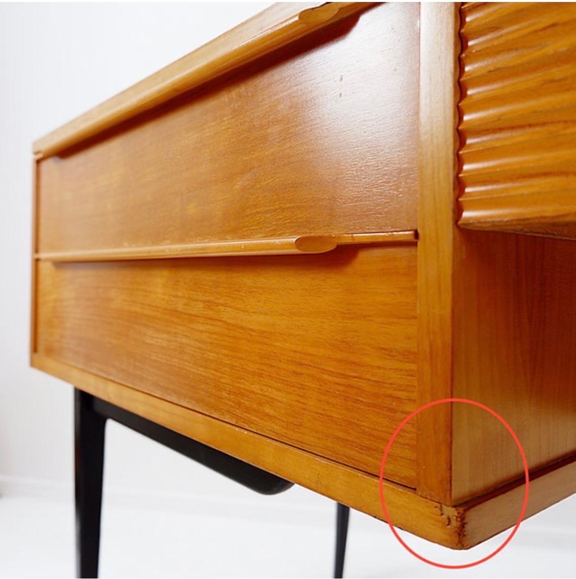 De coene escritorio estilo Alfred Hendrickx Bélgica 1950 en venta 10