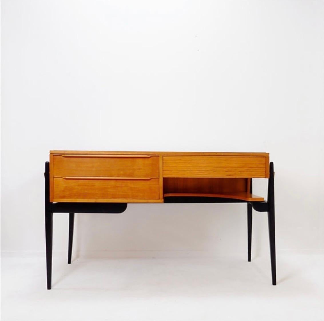 De coene escritorio estilo Alfred Hendrickx Bélgica 1950 en Bueno estado para la venta en Linkebeek, BE