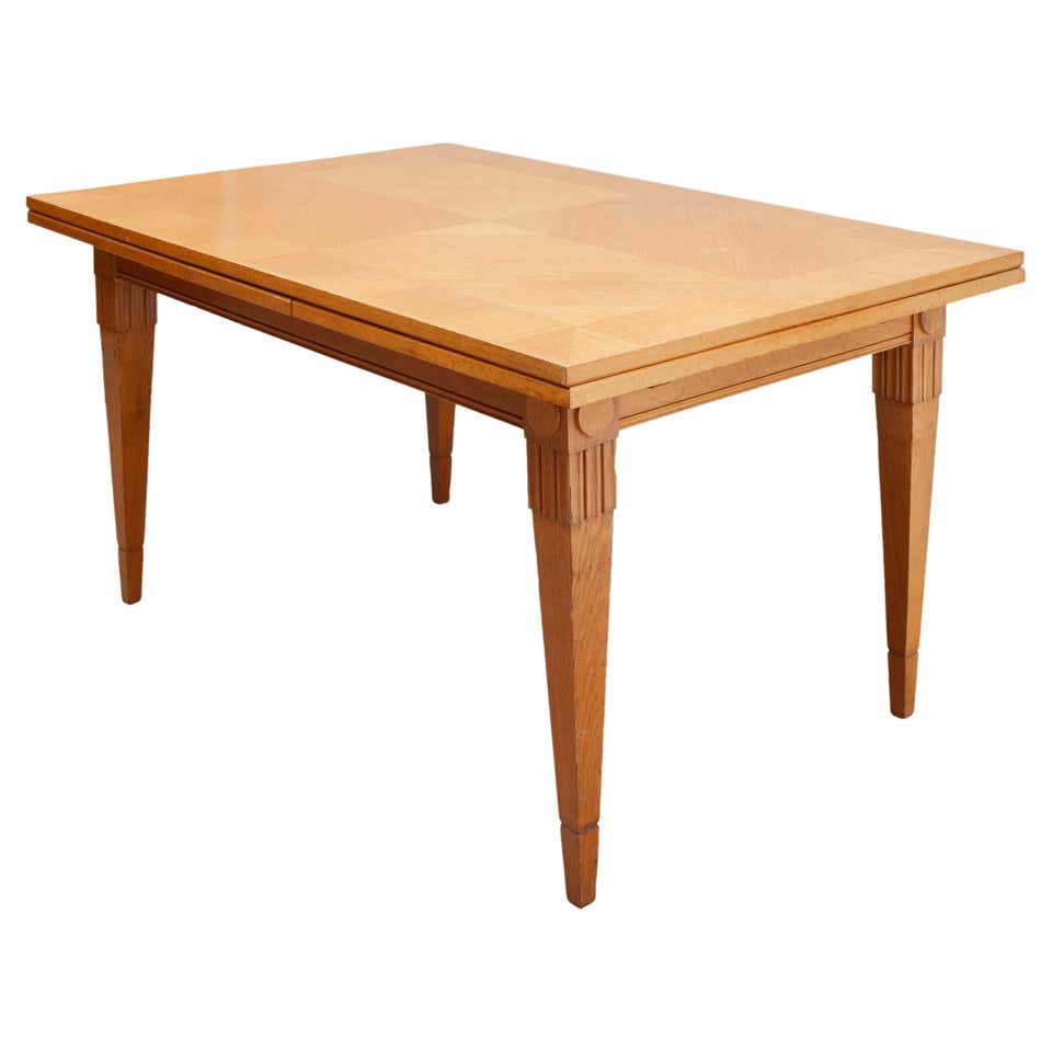 large french rectangular dining table, 1940s |... French 1940s Mahogany Veneered Dining Table For Sale at 1stDibs | 1940s ...