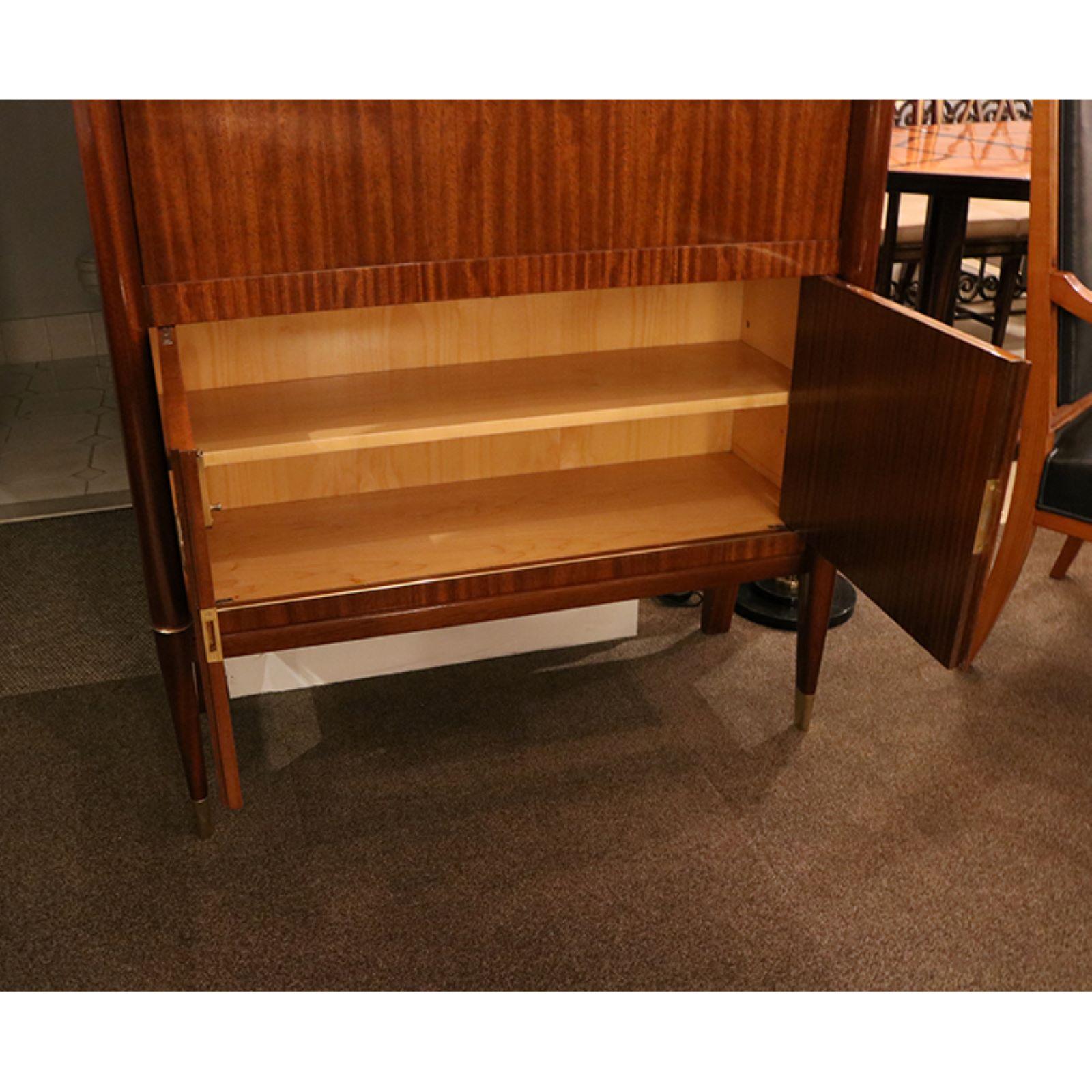 Belgian De Coene Frères Art Deco Bar Cabinet Belgium , 1930's For Sale