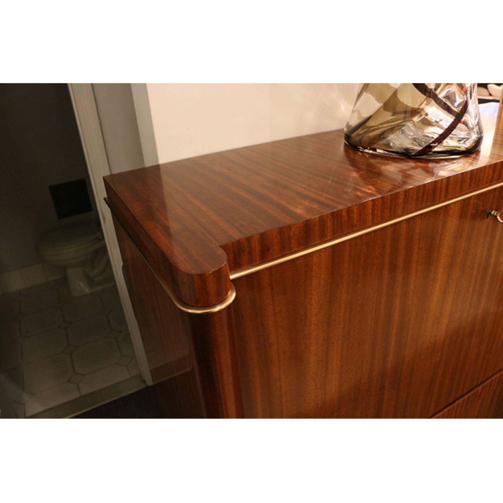 De Coene Frères Art Deco Bar Cabinet Belgium , 1930's In Good Condition For Sale In New York, NY