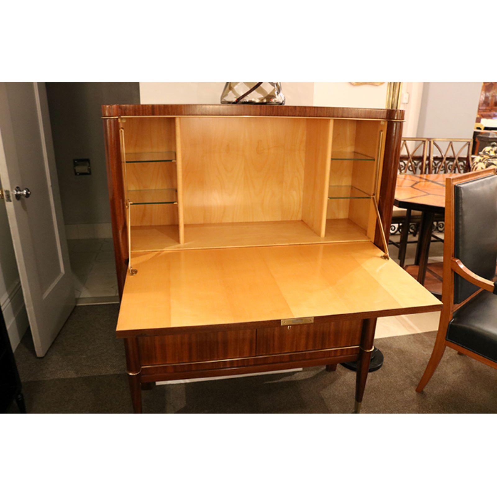 Mid-20th Century De Coene Frères Art Deco Bar Cabinet Belgium , 1930's For Sale