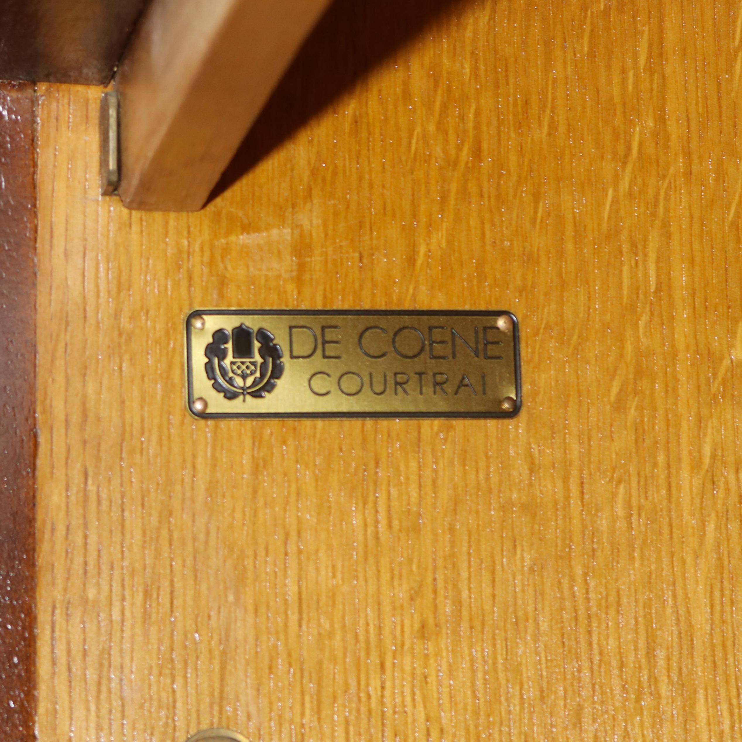 De Coene Freres Art Deco Period Walnut Bar Belgium For Sale 1
