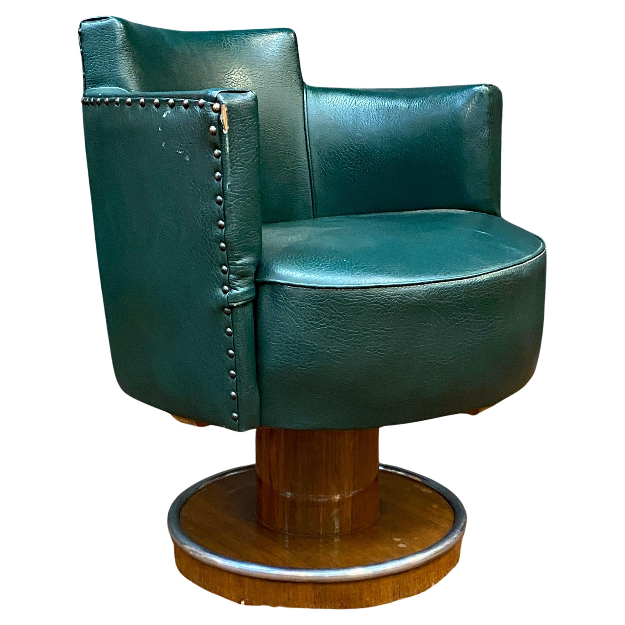 De coene Freres, fauteuil pivotant Art déco circa 1930 en vente