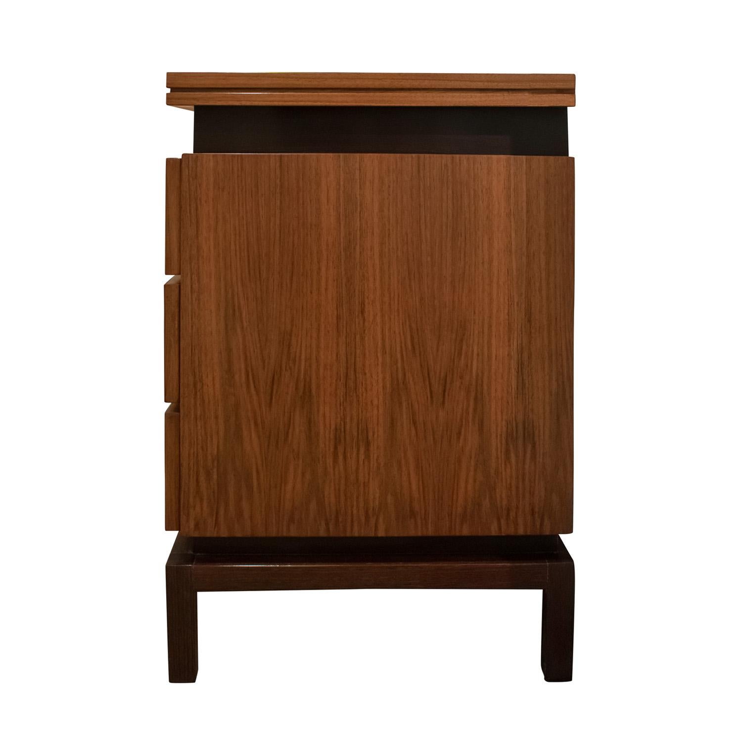Belgian De Coene Frères Beautifully Tailored Chest of Drawers with Built-In Vanity 1960s For Sale