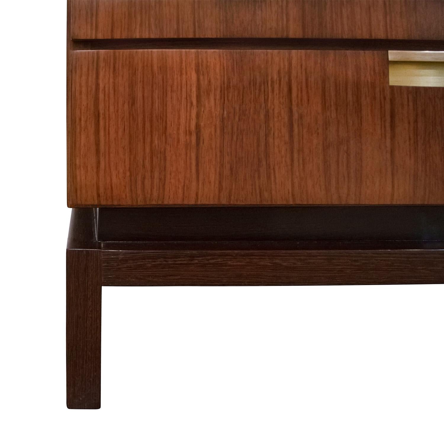 Mid-20th Century De Coene Frères Beautifully Tailored Chest of Drawers with Built-In Vanity 1960s For Sale