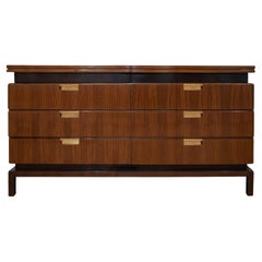 De Coene Frères Beautifully Tailored Chest of Drawers with Built-In Vanity 1960s