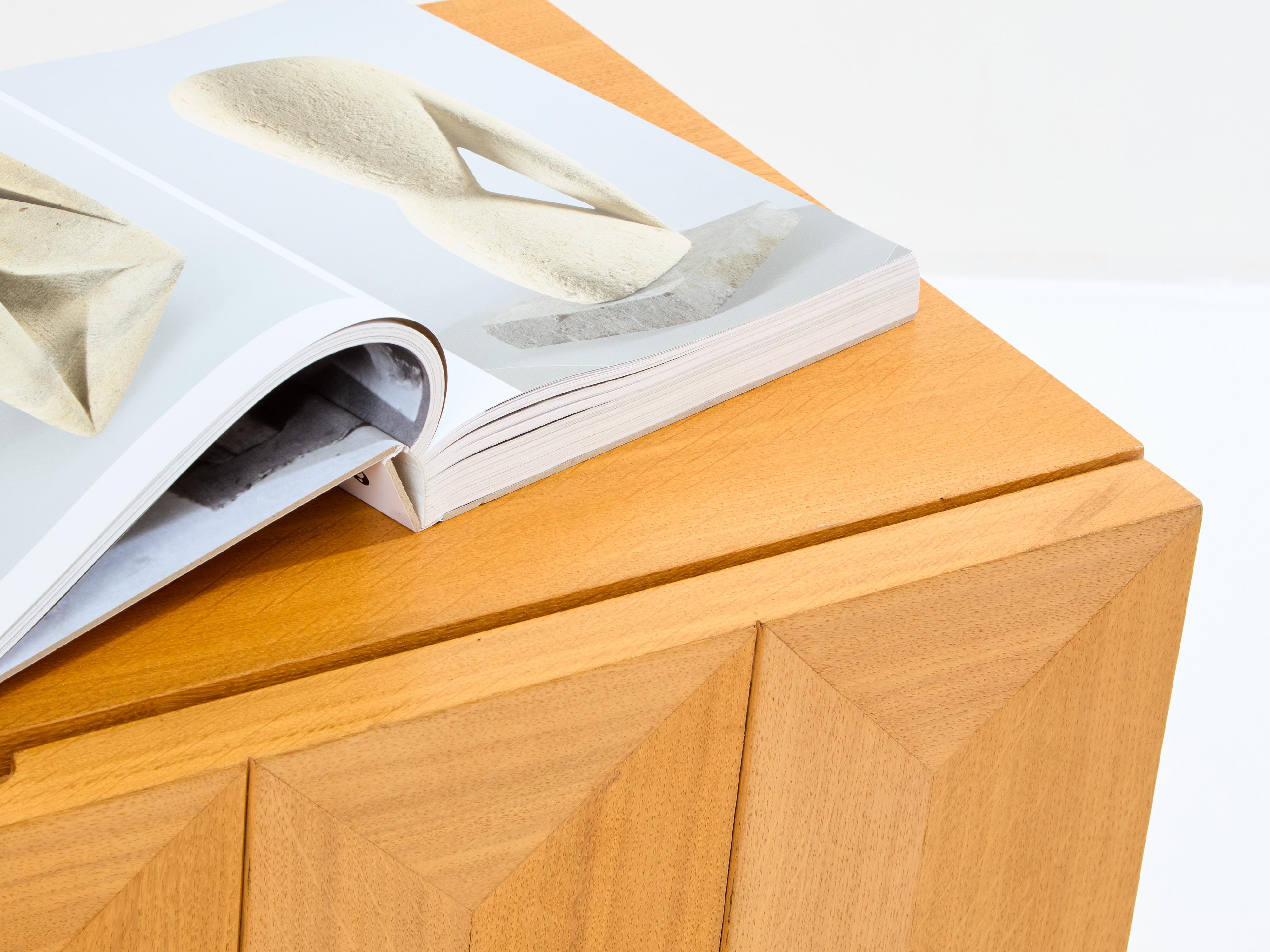 De Coene Frères brutalist oak bedside tables 1970 5