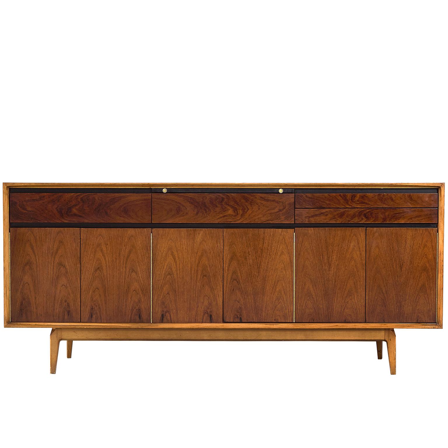 De Coene Freres "Madison" Sideboard in Rosewood and Walnut