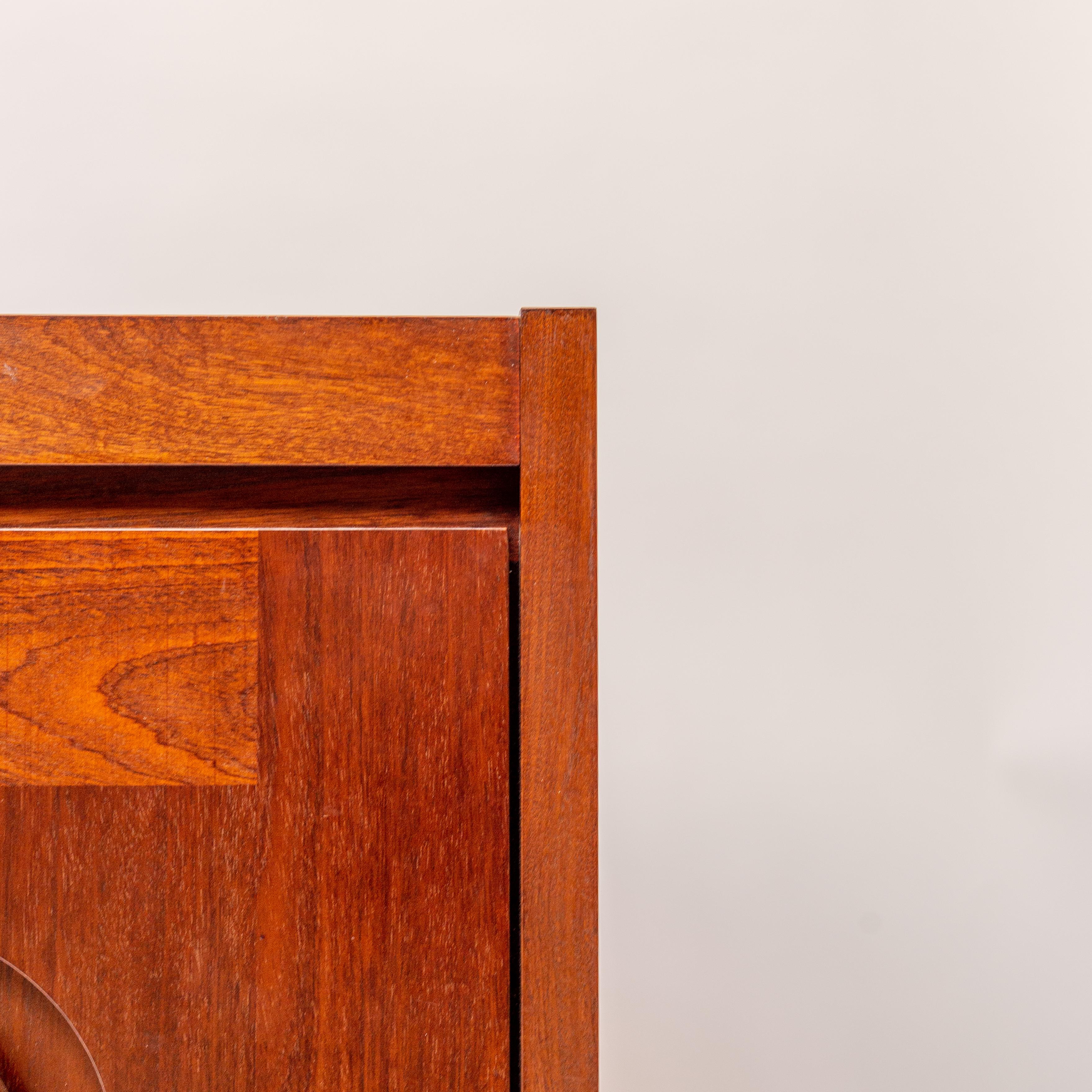 De Coene Jatoba Wooden Credenza, Belgium, 1970s 3