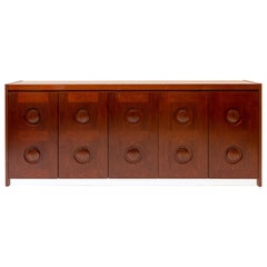 De Coene Jatoba Wooden Credenza, Belgium, 1970s