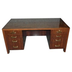 De Coene, large art deco desk circa 1930