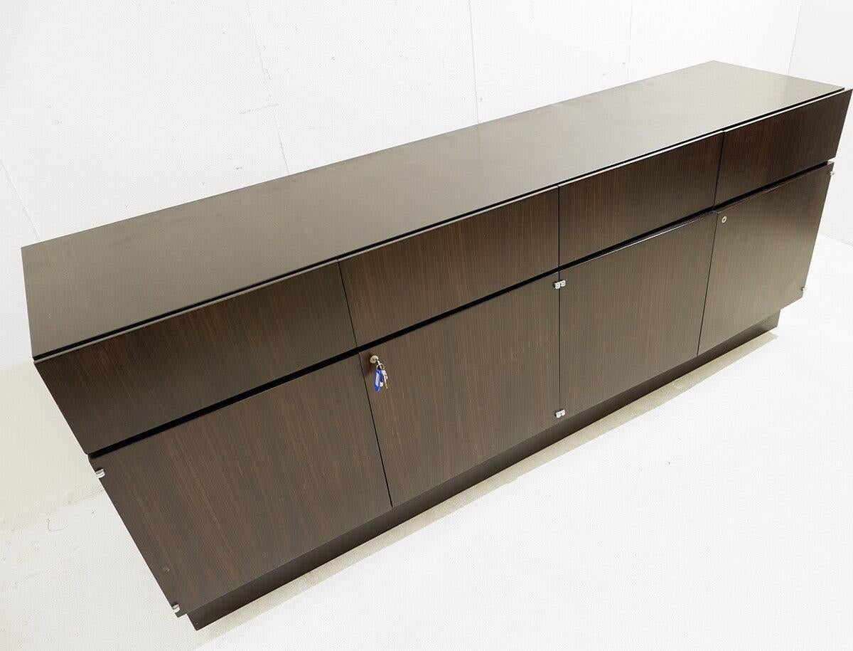Milieu du XXe siècle Grand buffet à base flottante De Coene, Belgique, années 1960 en vente