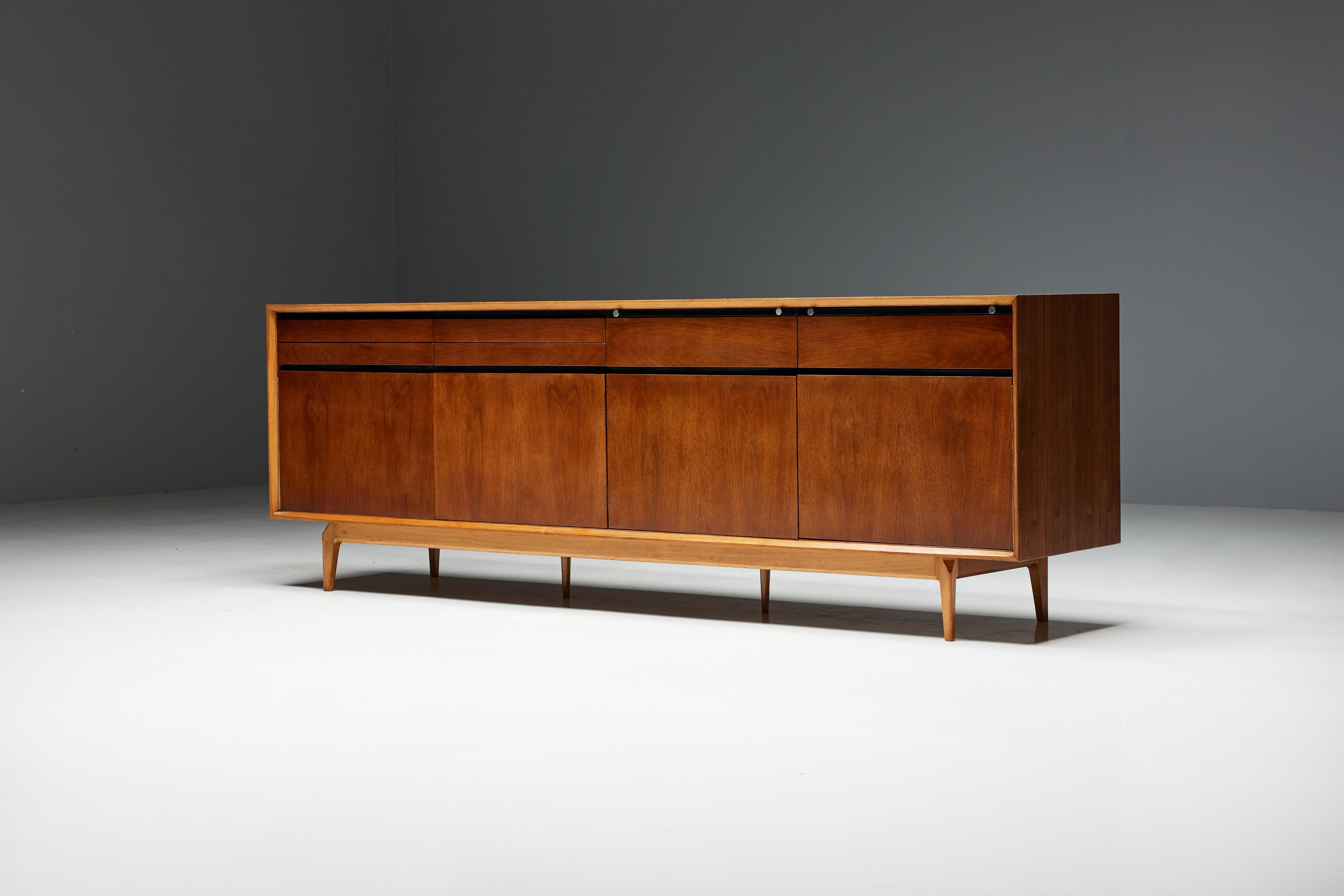 Belgian Madison Credenza by De Coene, Belgium, 1960s For Sale