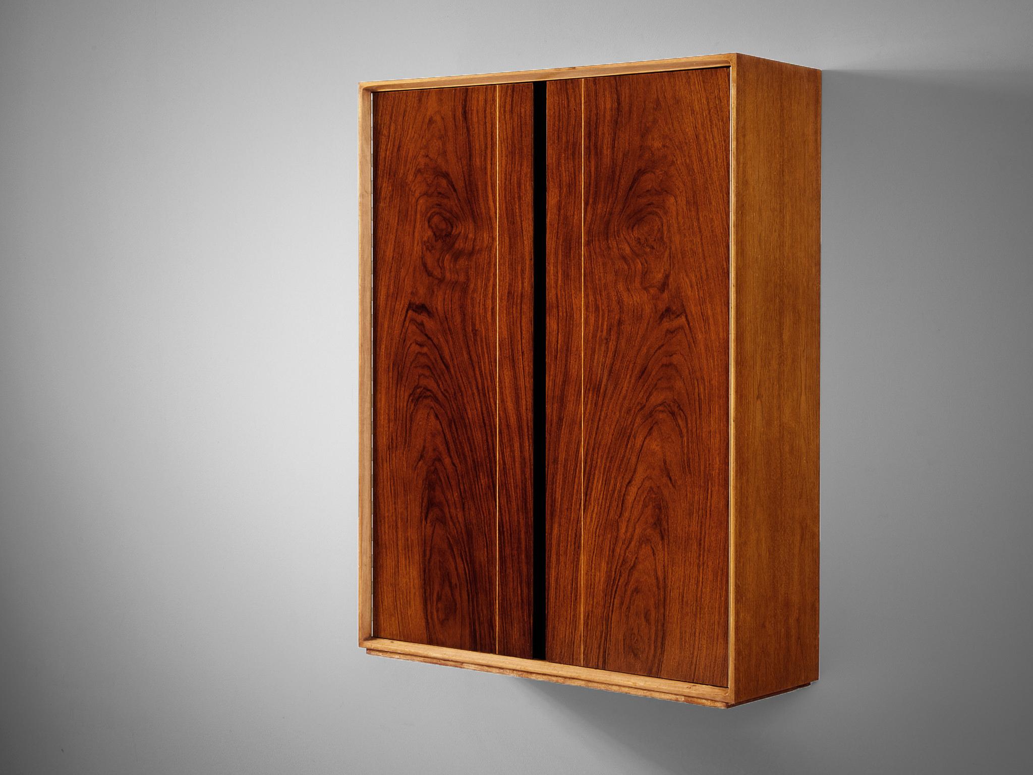 Mid-Century Modern De Coene 'Madison' Wall-Mounted Bar Cabinet