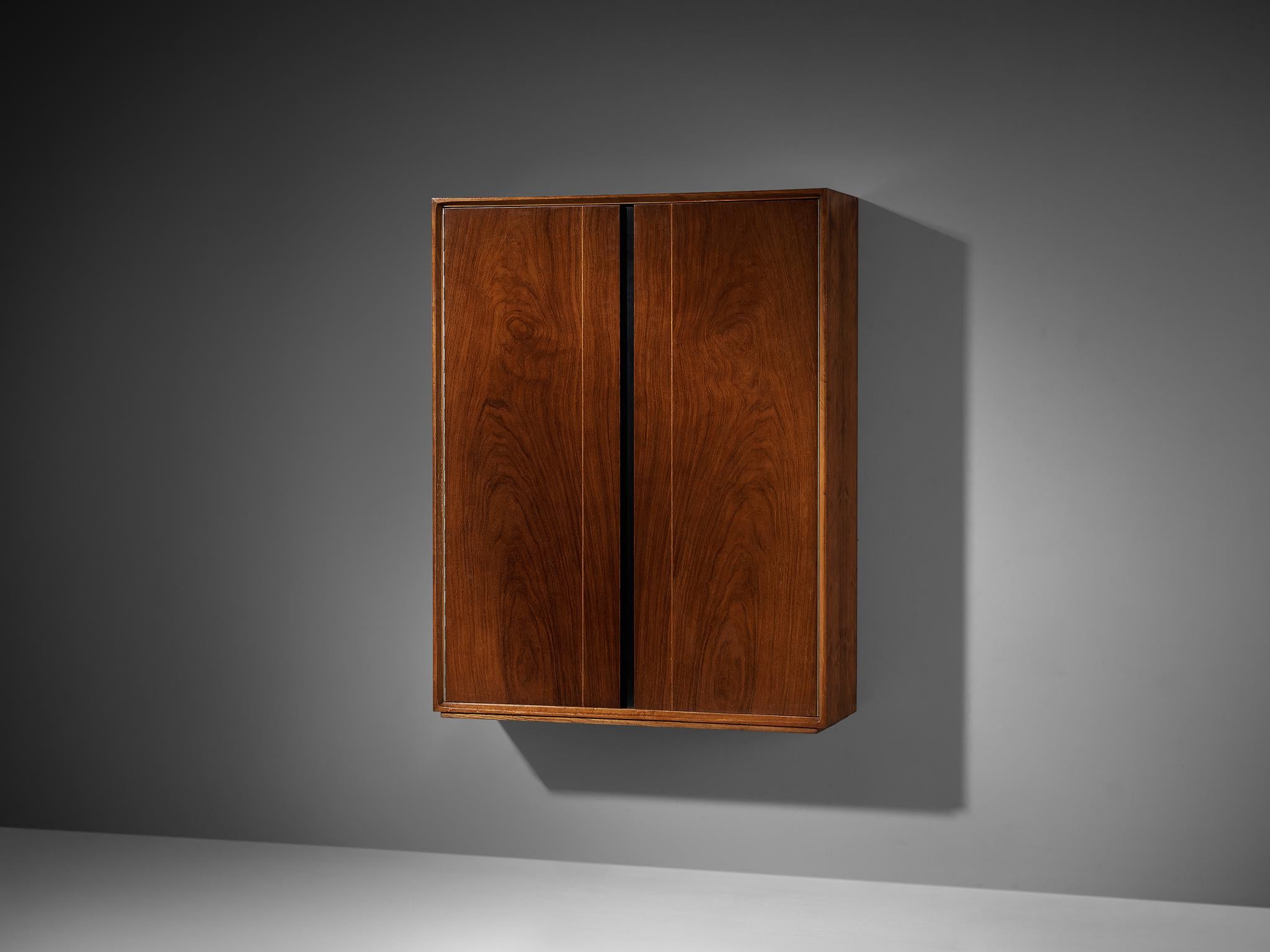 Mid-Century moderno Armadio a muro 'Madison' di De Coene in noce in vendita