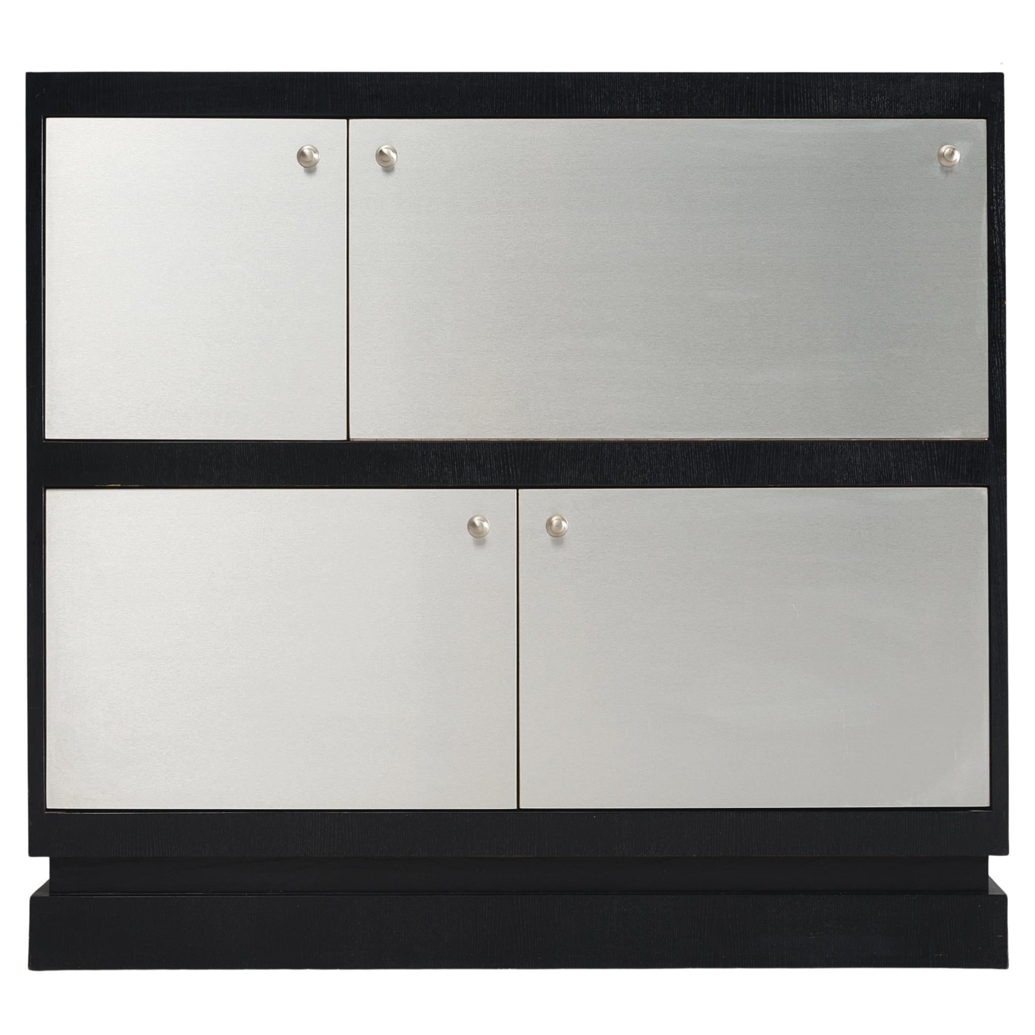 De Coene Minimalist Highboard in Aluminum