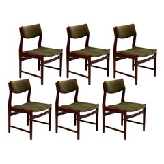 De Coene Set of Six Dining Chairs, 1970s, Belgium