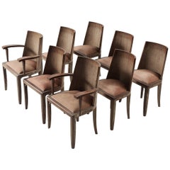 De Coene Set of Six Oak Dining Chairs