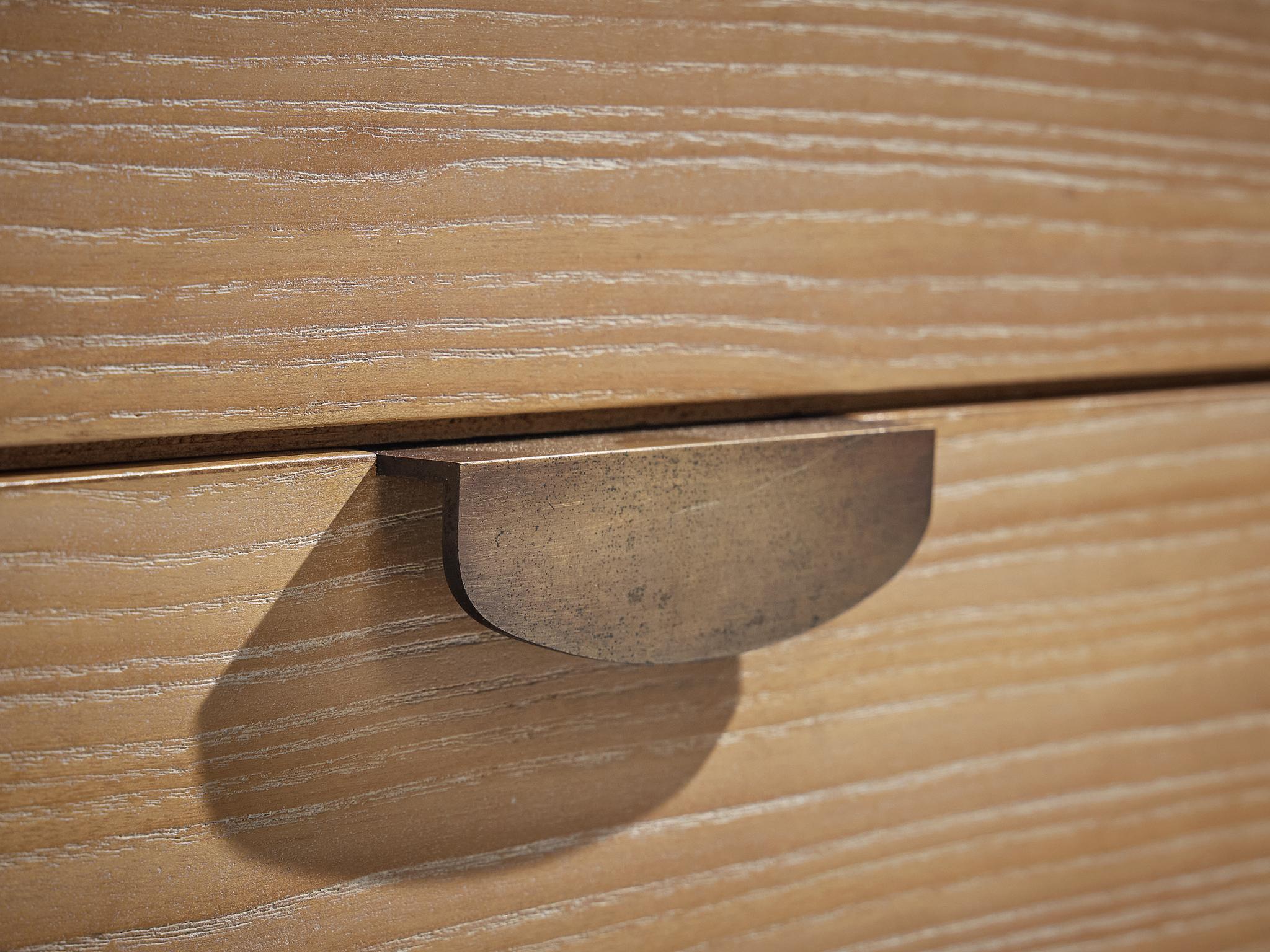 Belgian De Coene 'Yvette' Chest of Drawers in White Stained Oak