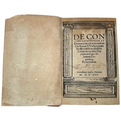 Antique De Conjugio Episcoporum et Diaconorum by Bugenhagen, 1525