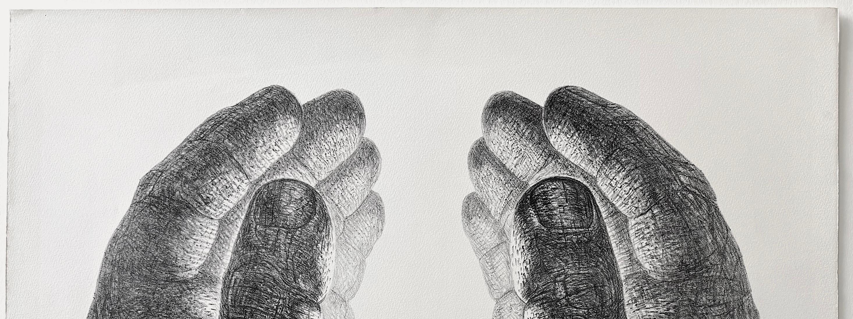 CREATION is a hand drawn original lithograph(not a photo reproduction or digital print) printed by hand using hand lithography techniques on archival Arches printmaking paper 100% acid free. CREATION is a highly detailed, surreal hand portrait