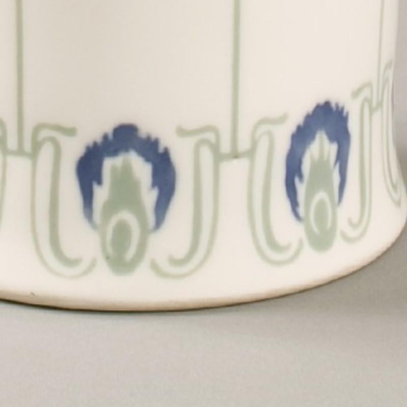 Early 20th Century De Feure French Art Nouveau Ceramic Vase For Sale