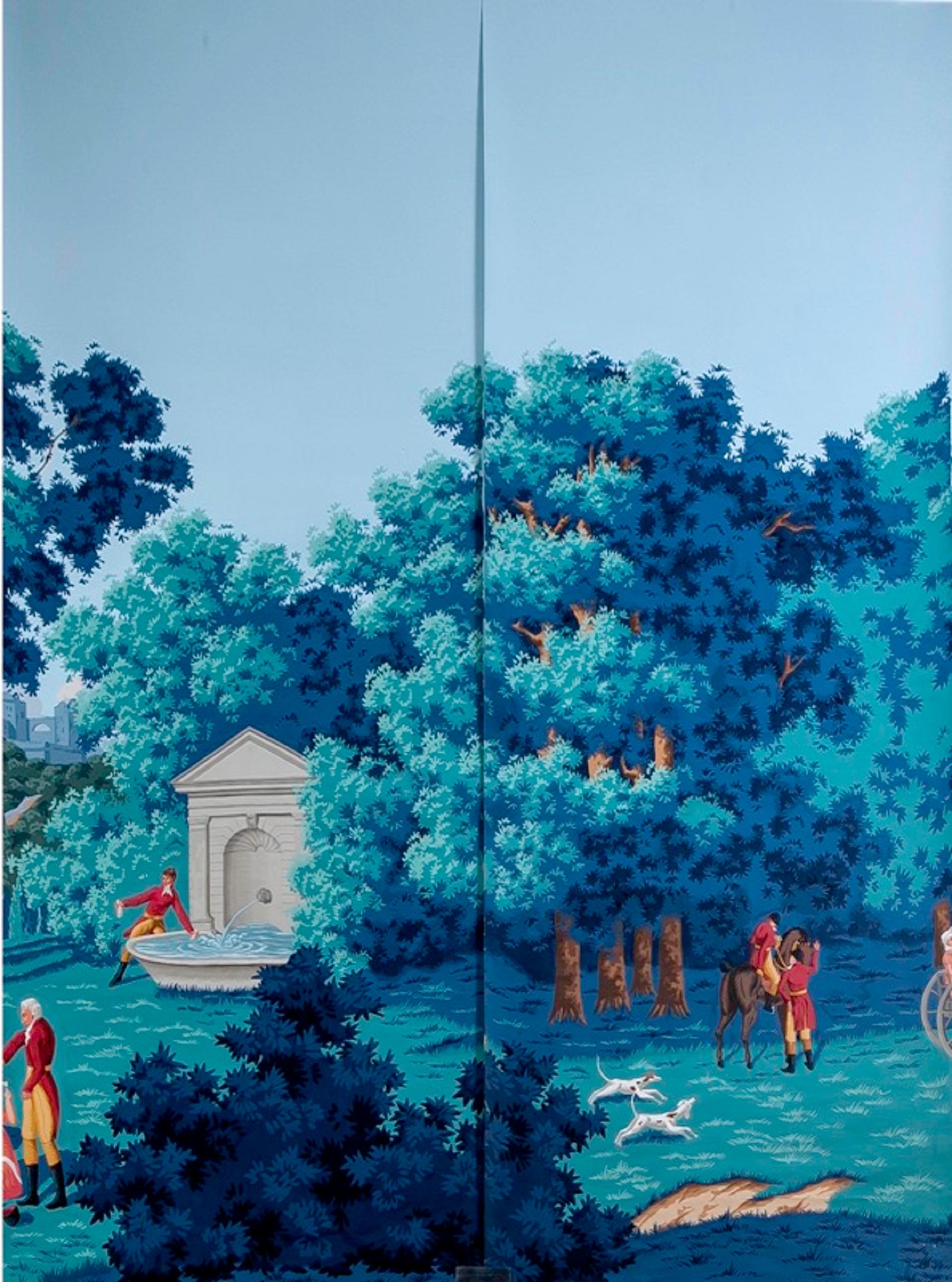 De Gournay Painted couple of 2  Wallpaper from Duarte Pinto Coelho Collection 8