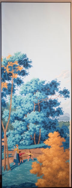 De Gournay Painted  Wallpaper from Duarte Pinto Coelho Collection