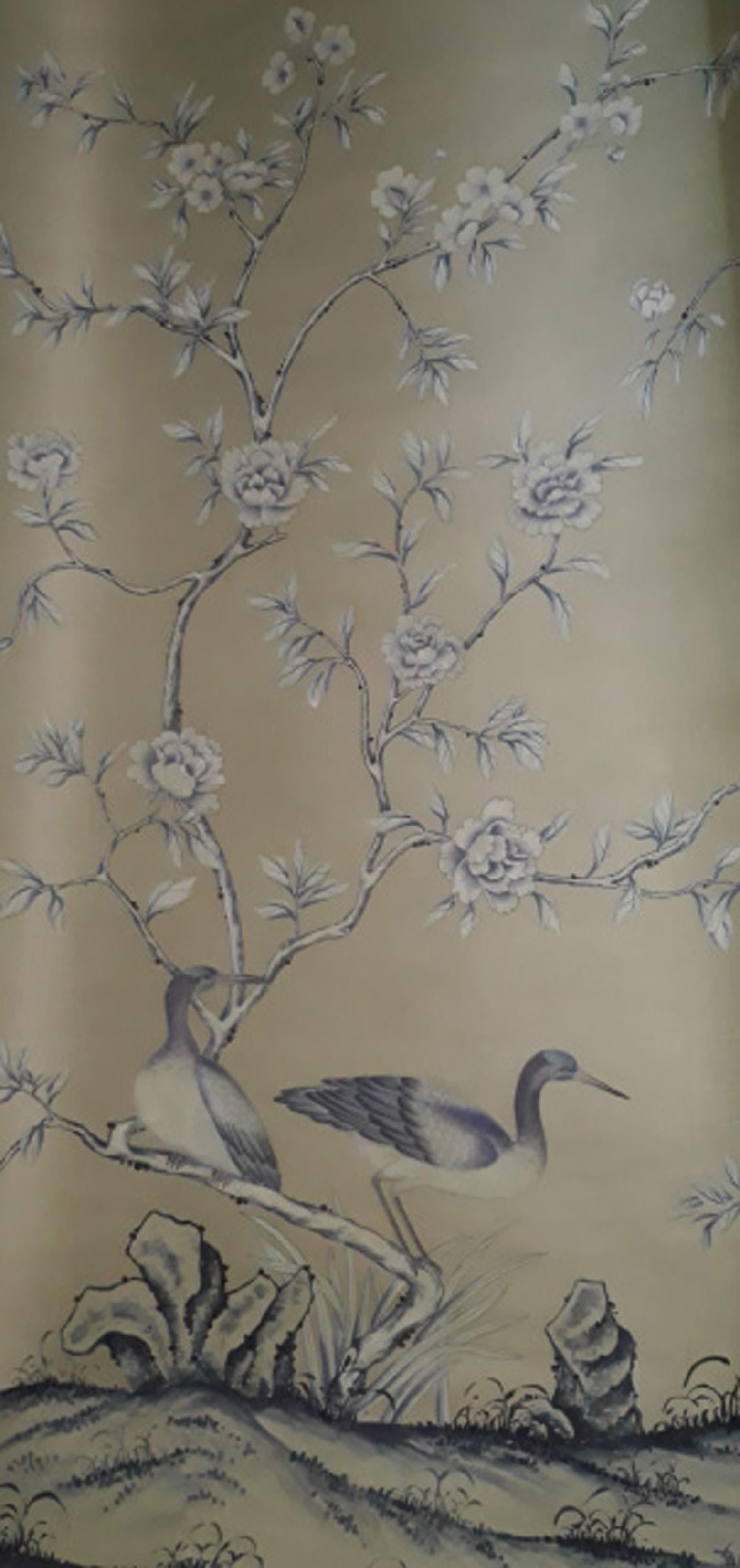 English De Gournay Wallpaper Del 1976 