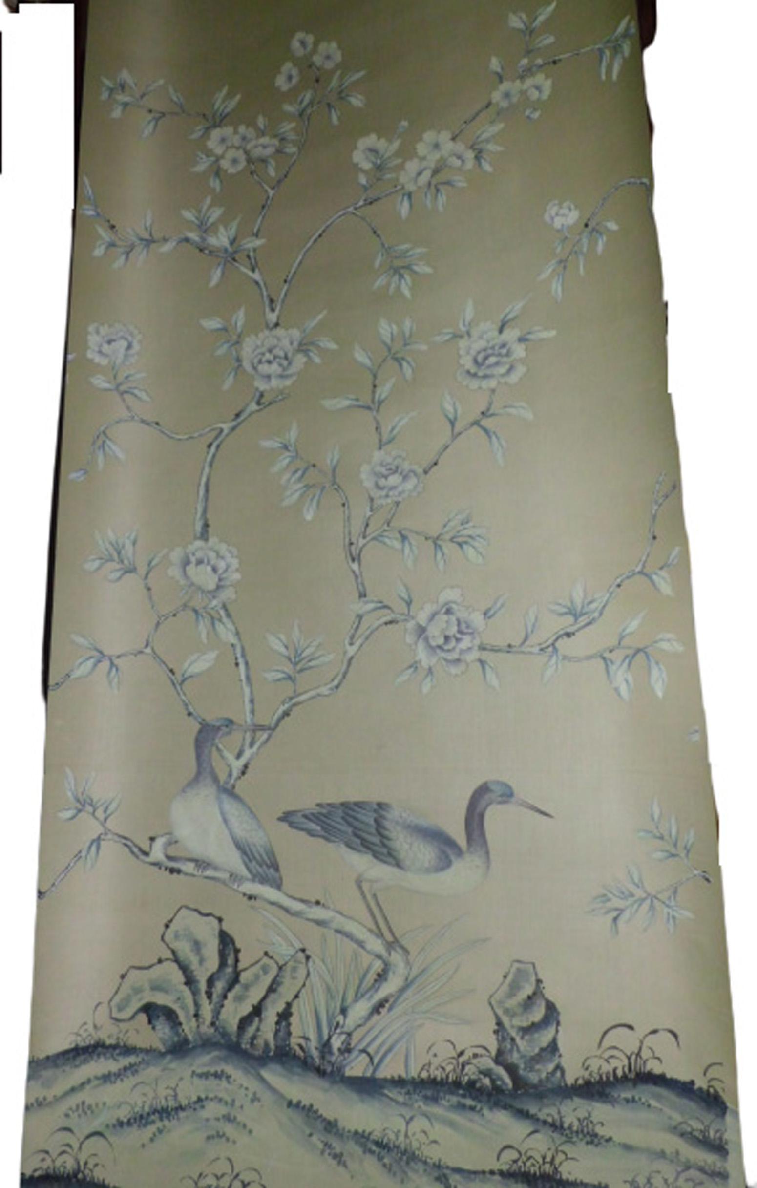 Hand-Painted De Gournay Wallpaper Del 1976 