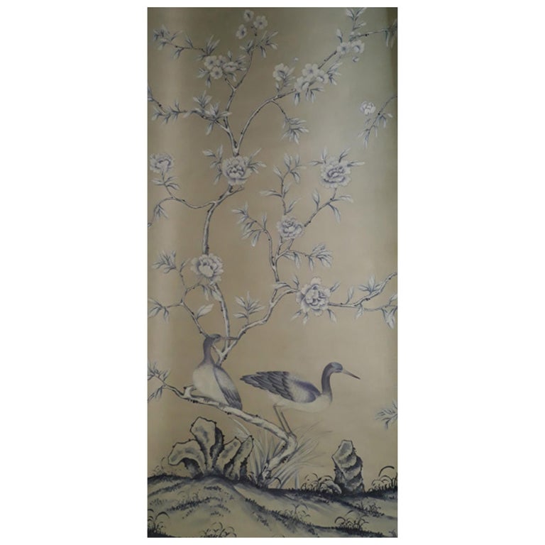 De Gournay Wallpaper Del 1976 "Earlham" Chinoiserie