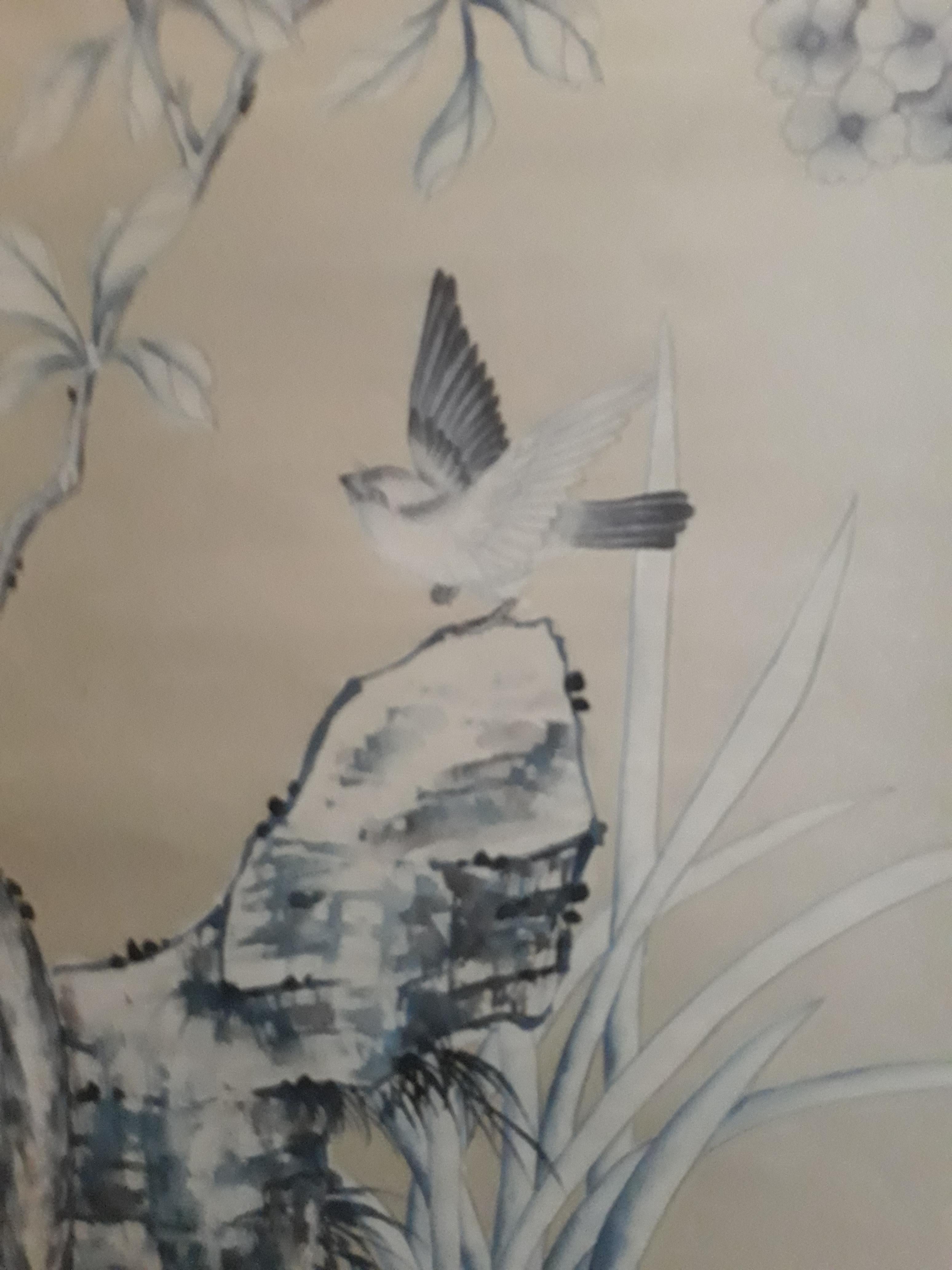 English De Gournay Wallpaper Del 1976 