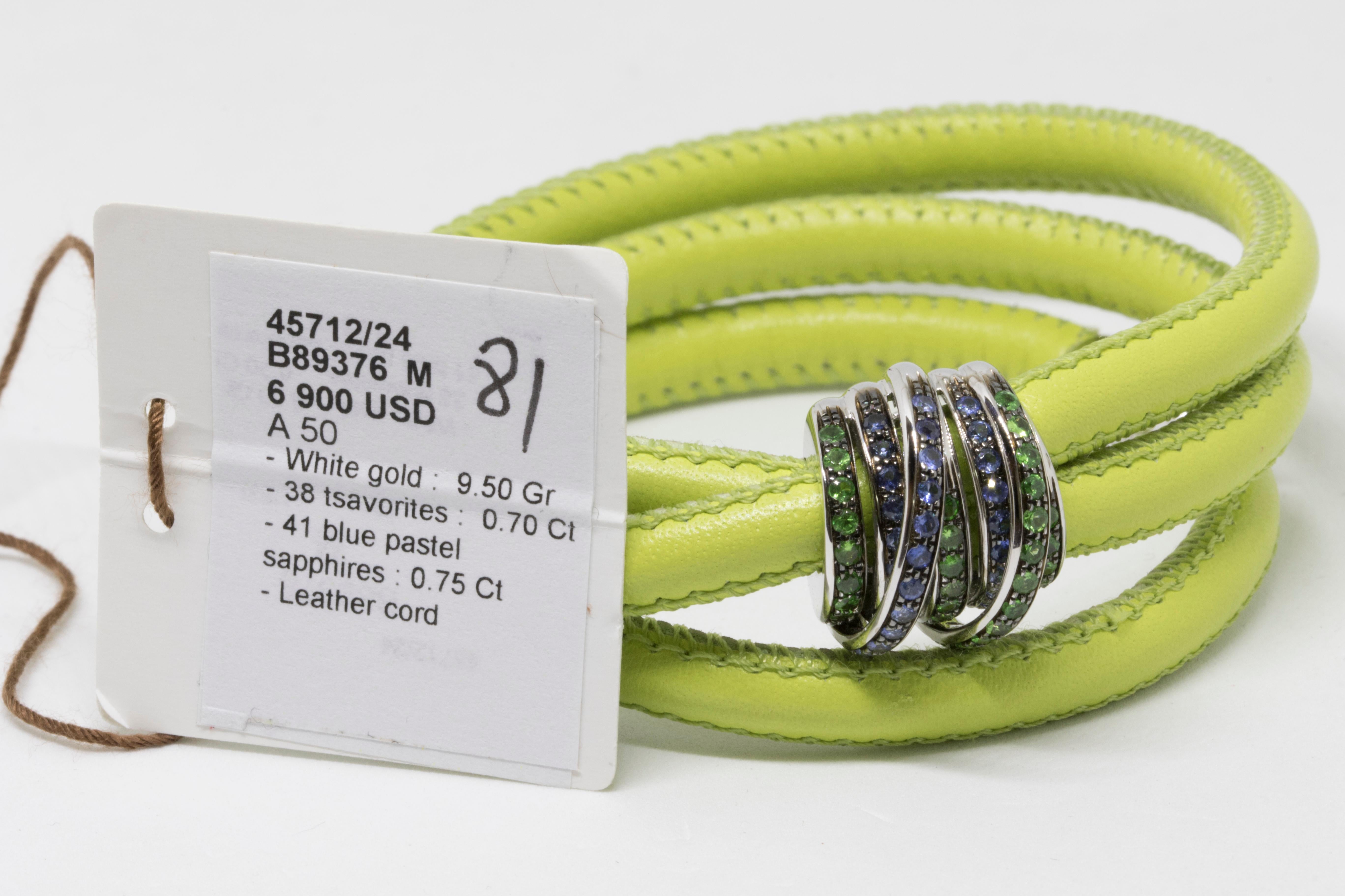 de GRISOGONO 18-karat Gold and Allegra Bracelet Parrot In New Condition For Sale In New York, NY