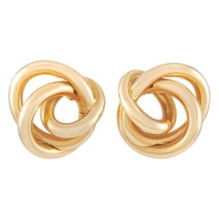 De Grisogono 18 Karat Yellow Gold Stud Earrings