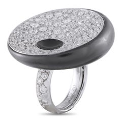 de Grisogono 18K White Gold 6.76ct Diamond Statement Ring