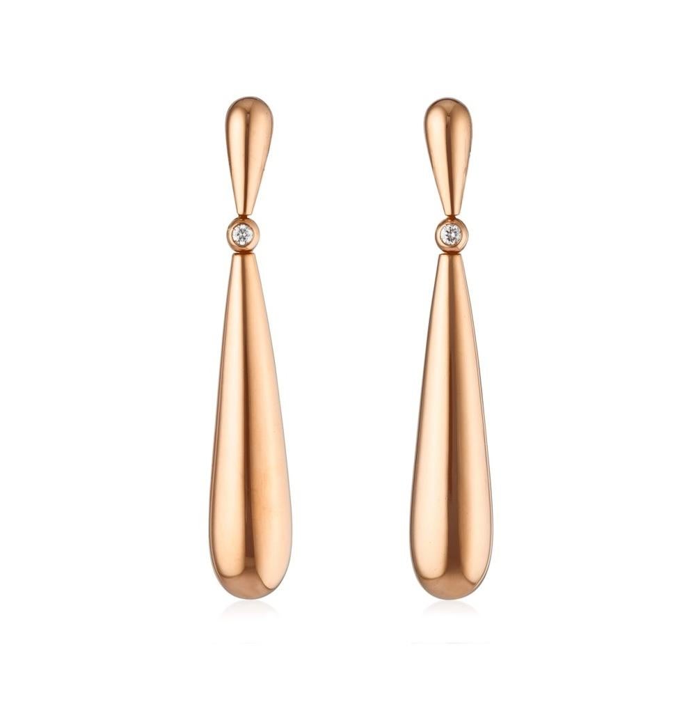 Modern De Grisogono 18kt gold Gocce Earrings