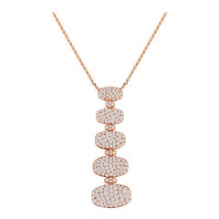 Collar de oro con 5 diamantes de 3,65 quilates de de GRISOGONO