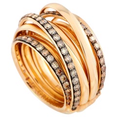 de Grisogono Allegra 18 Karat Rose Gold 2.05 Carat Diamond Ring