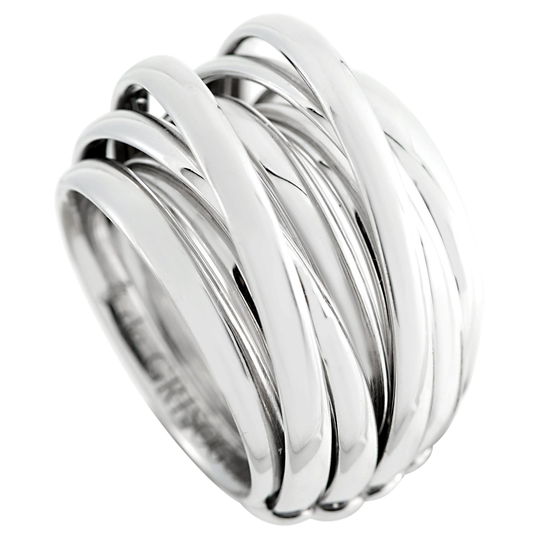 de GRISOGONO Allegra 18K Weißgold Ring DG05-051926 im Angebot