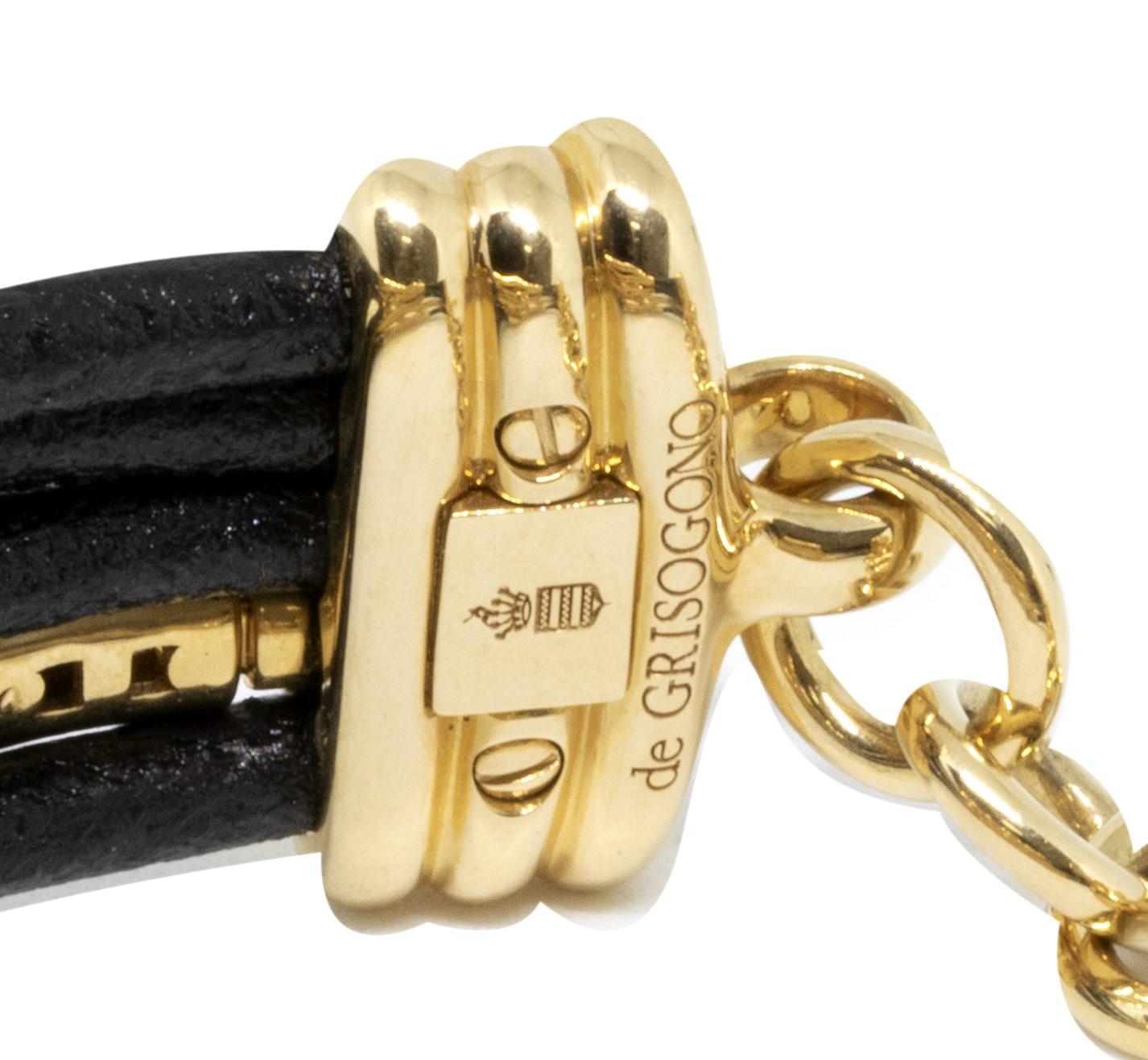 Women's de GRISOGONO Allegra Pink Gold and Diamond Bracelet For Sale