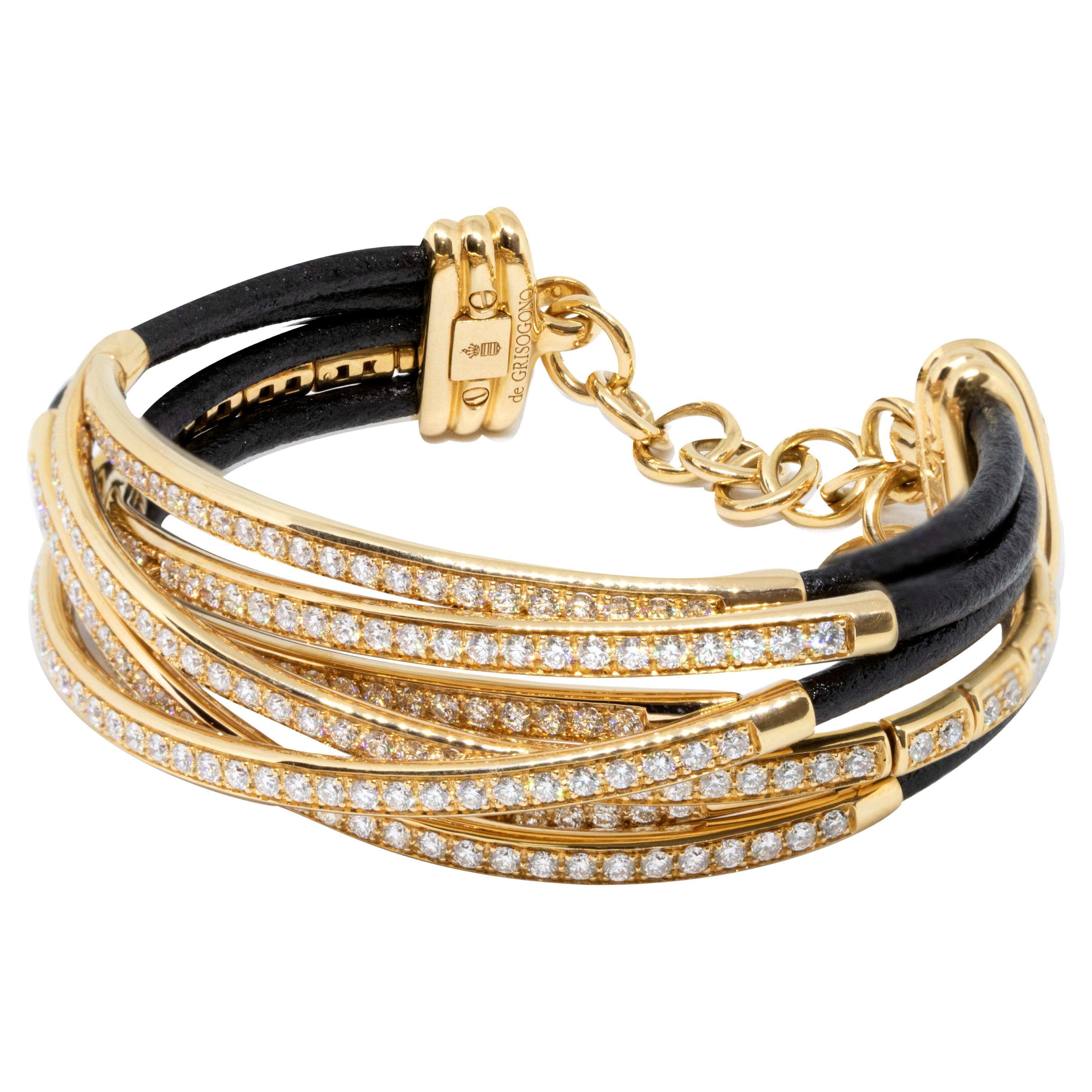 de GRISOGONO Allegra Pink Gold and Diamond Bracelet