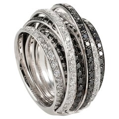 DE GRISOGONO Allegra ring in white gold and diamonds