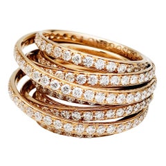 De Grisogono, bague Allegra en or rose, diamants