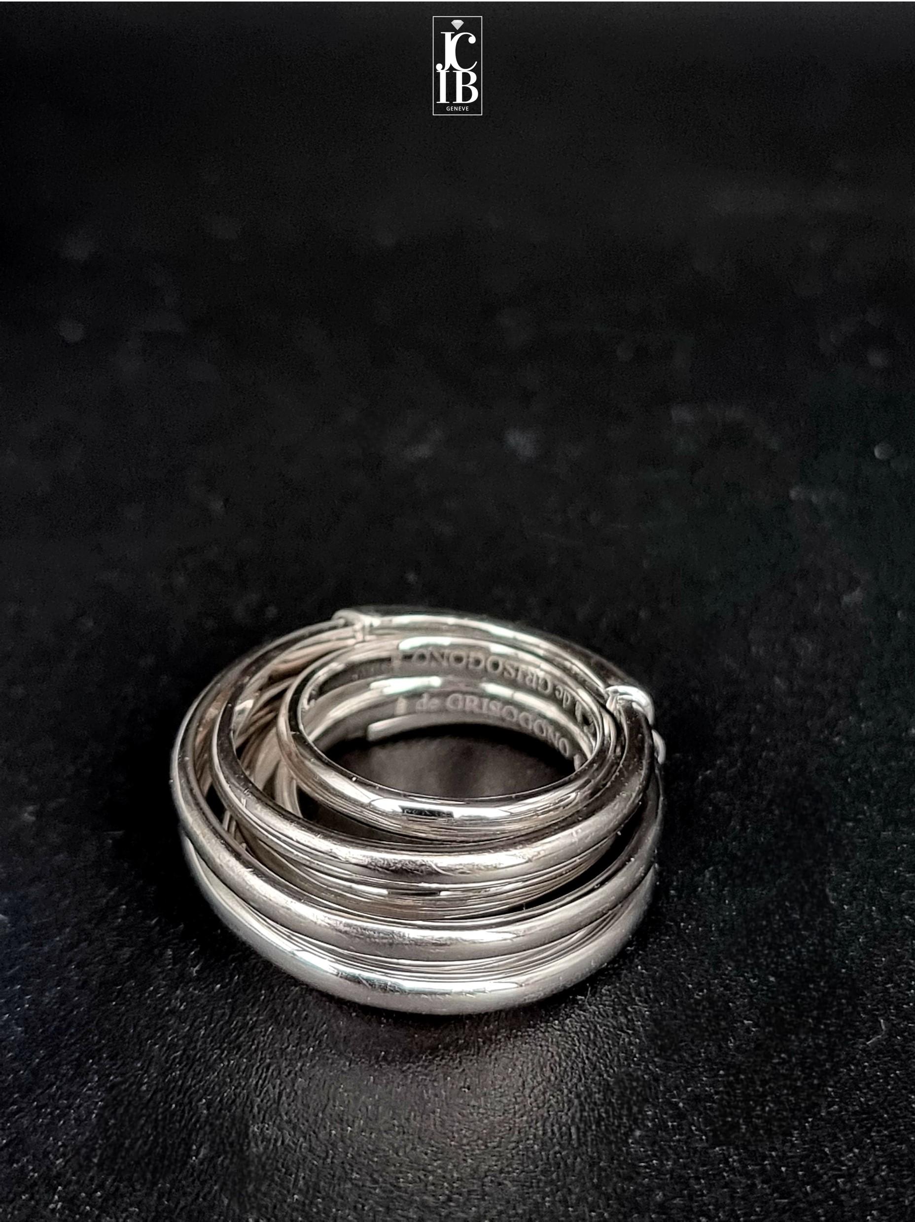 Anello de GRISOGONO ALLEGRA in oro bianco del 2000 in vendita 1