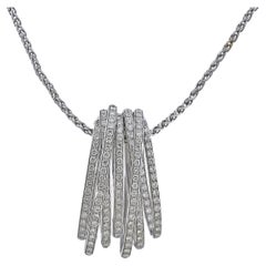 De Grisogono Allegra White Gold Diamond Pendant Necklace