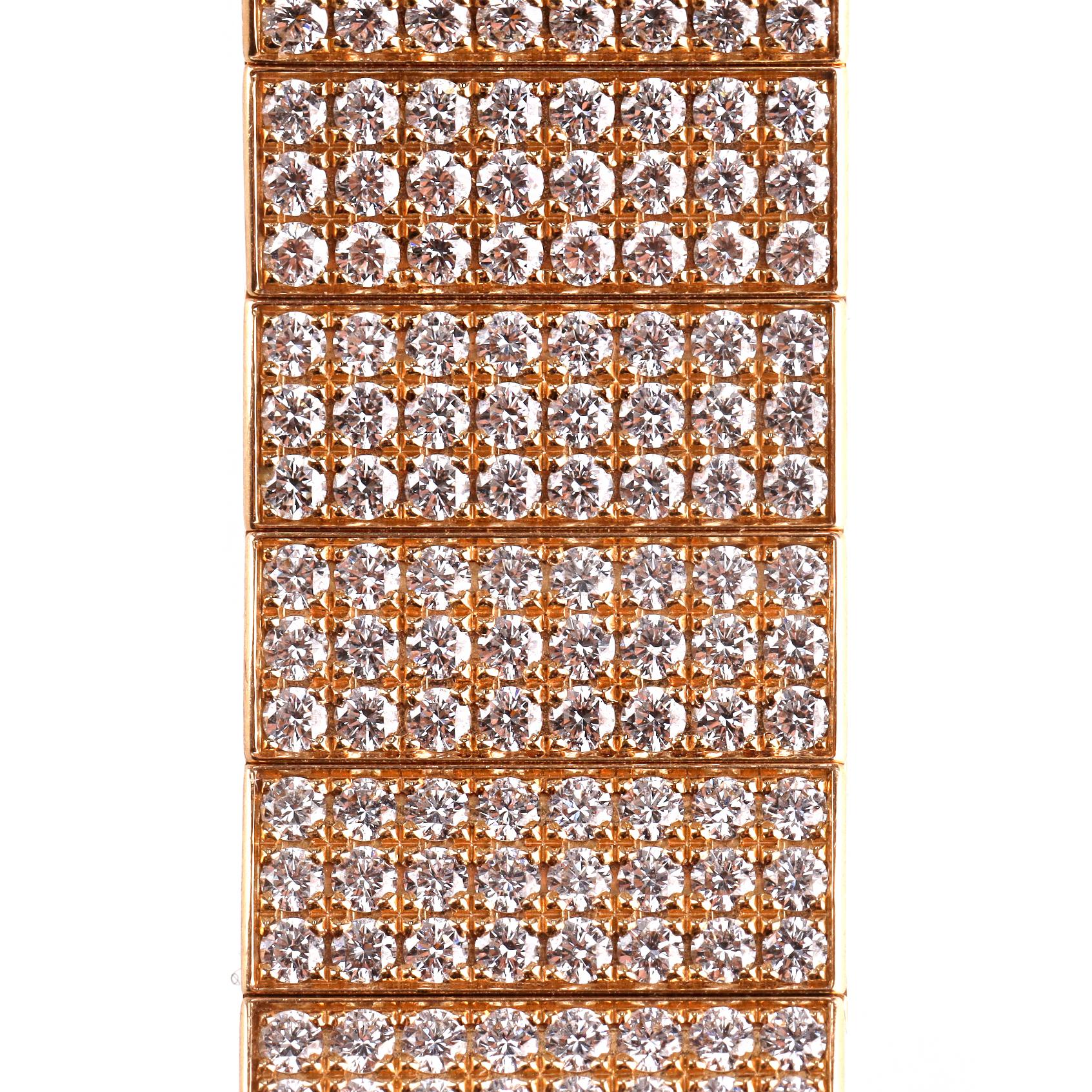 De Grisogono 'Be Eight' Uhr aus 18 Karat Roségold und Diamanten im Angebot 2