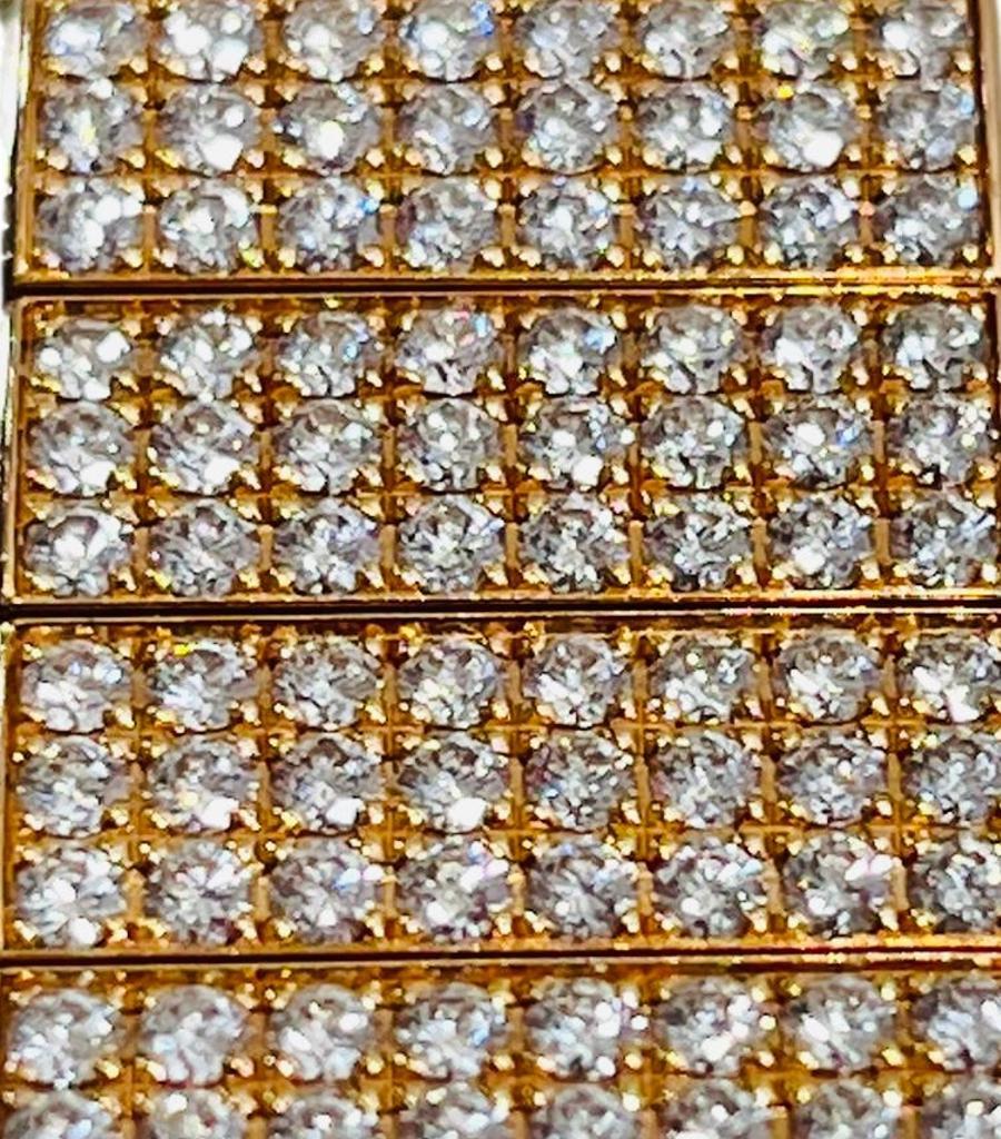 De Grisogono Montre Be Eight en or rose 18 carats et diamants en vente 1