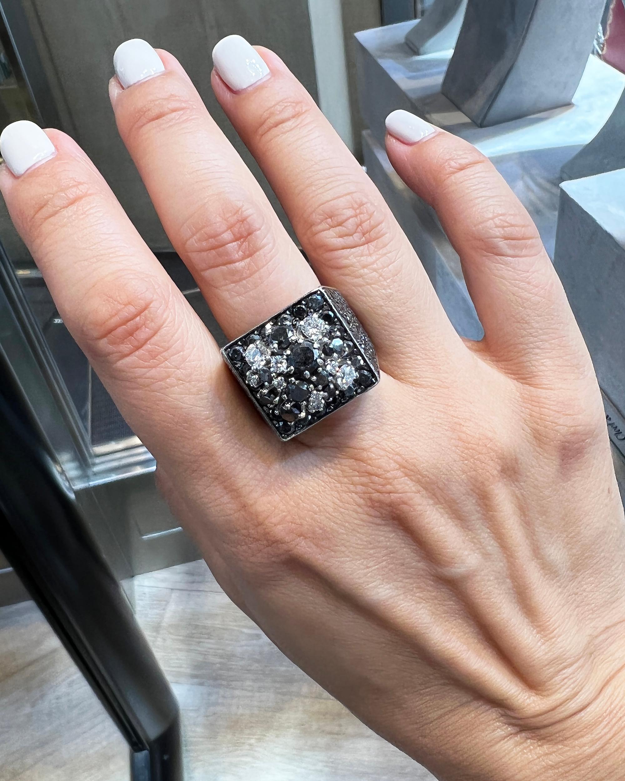 de grisogono black diamond ring